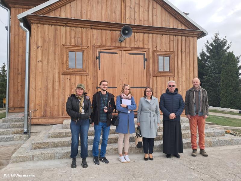 Remont zespołu sakralnego w Naruszewie - odbiór robót (15.10.2025r.)