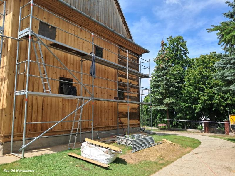 Remont zespołu sakralnego w Naruszewie (21.07.2025r.)