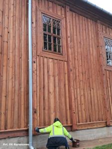Remont zespołu sakralnego w Naruszewie (10.10.2025)