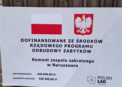 Remont zespołu sakralnego w Naruszewie - odbiór robót (15.10.2025r.)