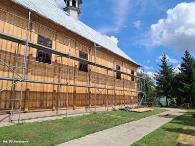 Remont zespołu sakralnego w Naruszewie (21.07.2025r.)