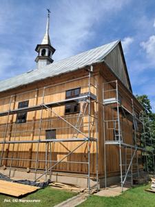 Remont zespołu sakralnego w Naruszewie (21.07.2025r.)