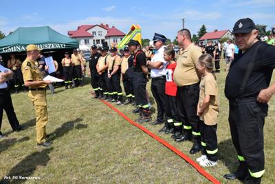 Gminne zawody sportowo-pożarnicze w Naruszewie (06.07.2025r.)