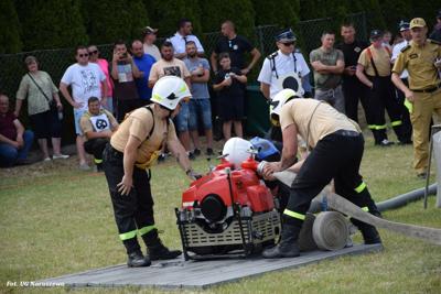 Gminne zawody sportowo-pożarnicze w Naruszewie (06.07.2025r.)