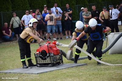 Gminne zawody sportowo-pożarnicze w Naruszewie (06.07.2025r.)