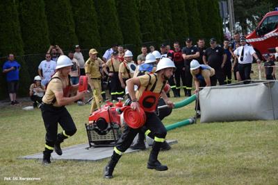 Gminne zawody sportowo-pożarnicze w Naruszewie (06.07.2025r.)