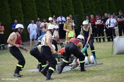 Gminne zawody sportowo-pożarnicze w Naruszewie (06.07.2025r.)