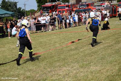 Gminne zawody sportowo-pożarnicze w Naruszewie (06.07.2025r.)