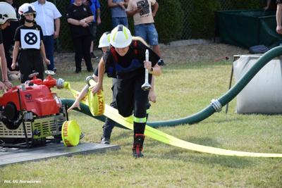 Gminne zawody sportowo-pożarnicze w Naruszewie (06.07.2025r.)