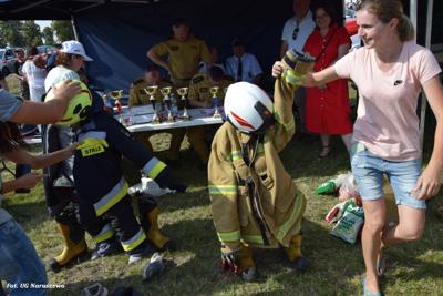 Gminne zawody sportowo-pożarnicze w Naruszewie (06.07.2025r.)