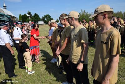 Gminne zawody sportowo-pożarnicze w Naruszewie (06.07.2025r.)