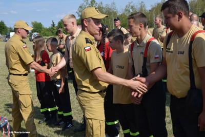 Gminne zawody sportowo-pożarnicze w Naruszewie (06.07.2025r.)