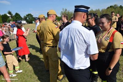 Gminne zawody sportowo-pożarnicze w Naruszewie (06.07.2025r.)