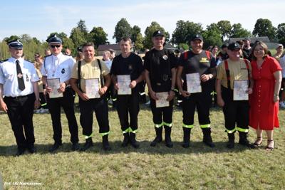 Gminne zawody sportowo-pożarnicze w Naruszewie (06.07.2025r.)