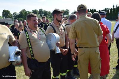 Gminne zawody sportowo-pożarnicze w Naruszewie (06.07.2025r.)