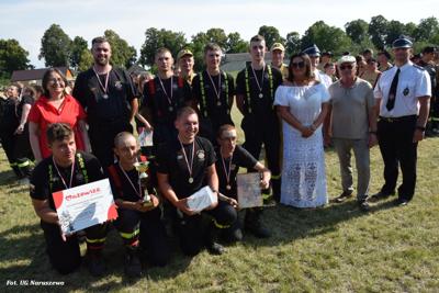 Gminne zawody sportowo-pożarnicze w Naruszewie (06.07.2025r.)