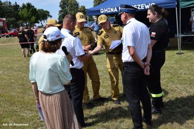 Gminne zawody sportowo-pożarnicze w Naruszewie (06.07.2025r.)