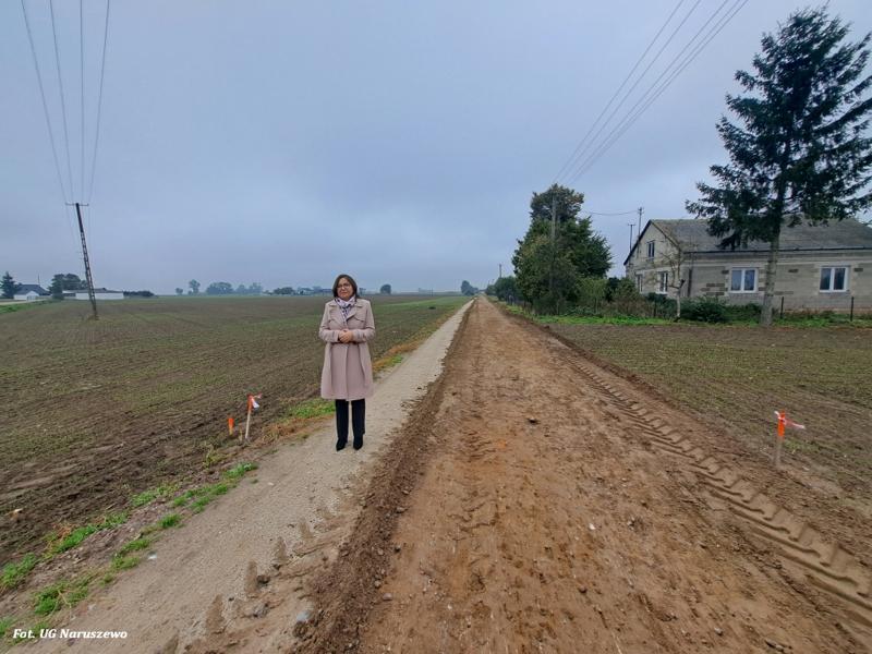 Rozbudowa drogi gminnej w miejscowości Nowy Nacpolsk (08.10.2025r.)