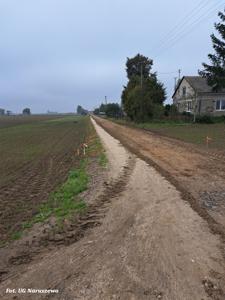Rozbudowa drogi gminnej w miejscowości Nowy Nacpolsk (08.10.2025r.)