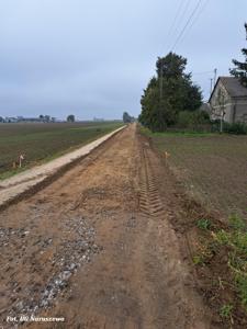 Rozbudowa drogi gminnej w miejscowości Nowy Nacpolsk (08.10.2025r.)