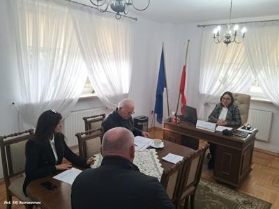 Rozbudowa drogi gminnej w miejscowości Nowy Nacpolsk - odbiór (31.10.2025r.)