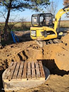 Nowa oczyszczalnia ścieków dla budynku przedszkola w Naruszewie (13.10.2025r.)