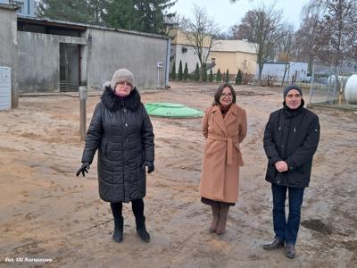 Odbiór prac - Nowa oczyszczalnia ścieków dla budynku przedszkola w Naruszewie (15.12.2025r.)