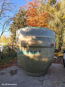 Powstaje nowa oczyszczalnia ścieków dla budynku przedszkola w Naruszewie (21.10.2025r.)