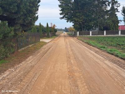 Rozbudowa drogi gminnej w miejscowości Naruszewo (08.10.2025r.)