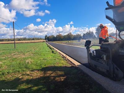 Rozbudowa drogi gminnej w miejscowości Naruszewo (13-15.10.2025r.)