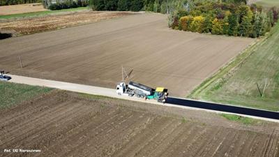 Rozbudowa drogi gminnej w miejscowości Naruszewo (13-15.10.2025r.)