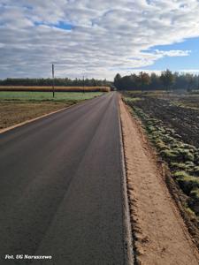 Rozbudowa drogi gminnej w miejscowości Naruszewo (13-15.10.2025r.)