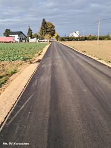 Rozbudowa drogi gminnej w miejscowości Naruszewo (13-15.10.2025r.)
