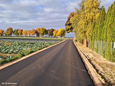 Rozbudowa drogi gminnej w miejscowości Naruszewo (13-15.10.2025r.)
