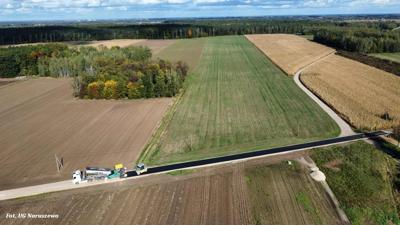 Rozbudowa drogi gminnej w miejscowości Naruszewo (13-15.10.2025r.)