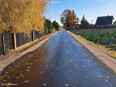 Rozbudowa drogi gminnej w miejscowości Naruszewo - odbiór (31.10.2025r.)