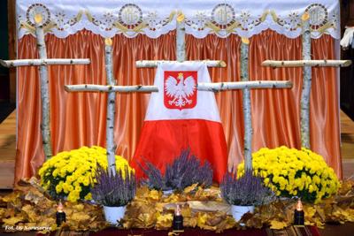 Obchody 107.rocznicy Odzyskania przez Polskę Niepodległości w Naruszewie (11.11.2025r.)