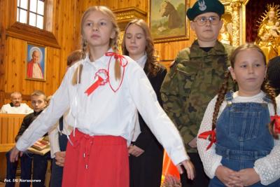 Obchody 107.rocznicy Odzyskania przez Polskę Niepodległości w Naruszewie (11.11.2025r.)