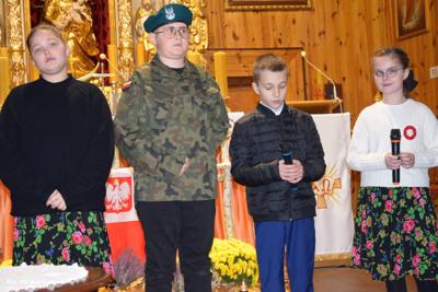 Obchody 107.rocznicy Odzyskania przez Polskę Niepodległości w Naruszewie (11.11.2025r.)