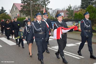 Obchody 107.rocznicy Odzyskania przez Polskę Niepodległości w Naruszewie (11.11.2025r.)
