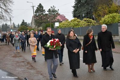 Obchody 107.rocznicy Odzyskania przez Polskę Niepodległości w Naruszewie (11.11.2025r.)