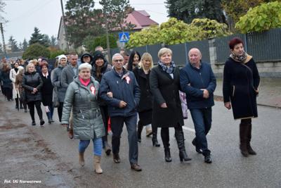 Obchody 107.rocznicy Odzyskania przez Polskę Niepodległości w Naruszewie (11.11.2025r.)