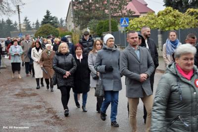Obchody 107.rocznicy Odzyskania przez Polskę Niepodległości w Naruszewie (11.11.2025r.)