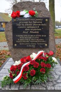 Obchody 107.rocznicy Odzyskania przez Polskę Niepodległości w Naruszewie (11.11.2025r.)