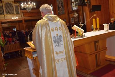 Obchody 107.rocznicy Odzyskania przez Polskę Niepodległości w Naruszewie (11.11.2025r.)