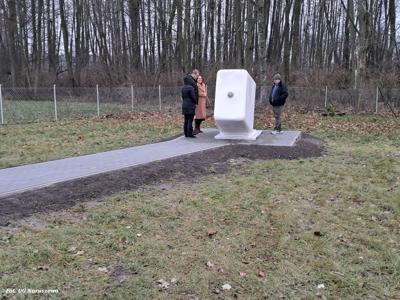 Odbiór prac - Ulepszenie infrastruktury wodnej wraz z zagospodarowaniem terenu w miejscowości Naruszewo (15.12.2025r.)