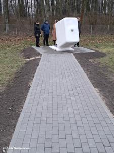 Odbiór prac - Ulepszenie infrastruktury wodnej wraz z zagospodarowaniem terenu w miejscowości Naruszewo (15.12.2025r.)