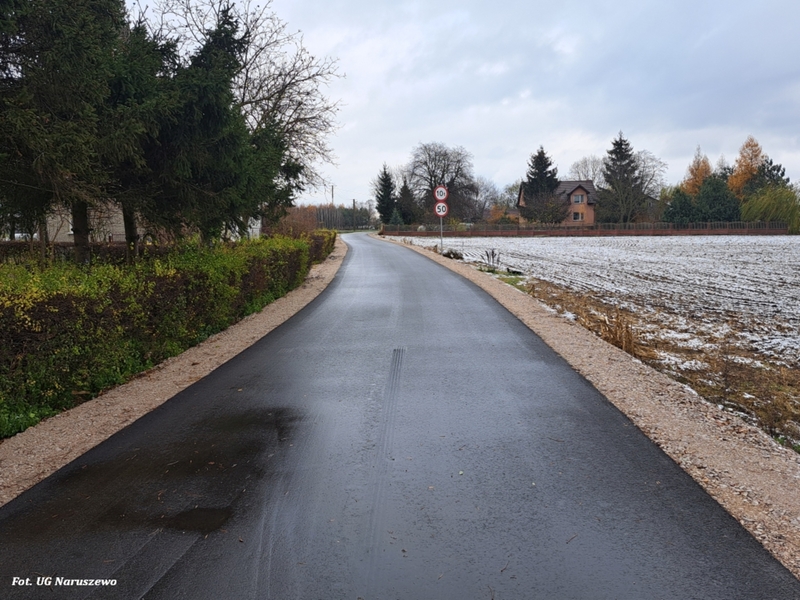 Odbiór - Budowa drogi gminnej w miejscowości Troski i Skwary, odcinek o długości 410 m (19.11.2024r.)