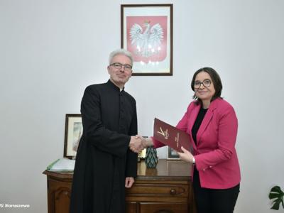 Podpisanie umowy o udzieleniu dotacji_Naruszewo