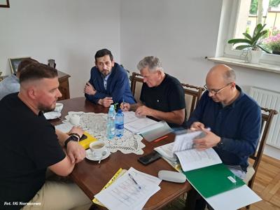 Odbiór zadania - budowa świetlicy w Wichorowie